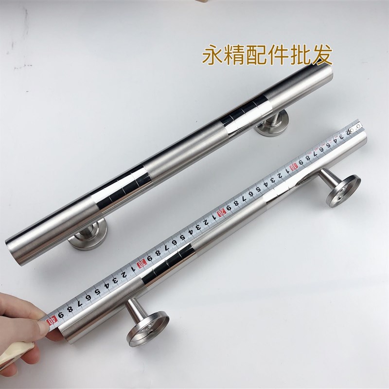 不锈钢明装手拉双开木门把手老式防盗门大门铁门铝合金门小拉手