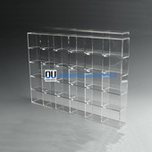 亚克力多格钥匙盒格子盘珠宝展示盒透明塑料首饰收纳盒陈列架 包邮