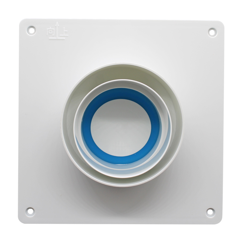 卫生间止回阀防味阀80 100mm通用排风口排风扇烟道换气止逆阀