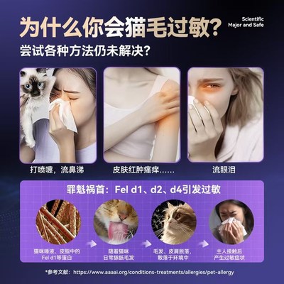 Lovidovi洛卫家防猫毛过敏猫粮伴侣无忧吸猫全蛋复合营养片