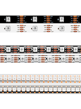 WS2815全彩LED灯带5050RGB单点单控断点续传幻彩跑马可编程12V
