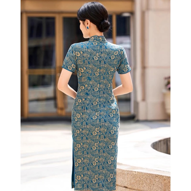 服装纸样样版图985款水滴领短袖旗袍裙女装缝纫裁剪图设计纸样DIY,居家布艺,其他/配件/DIY/缝纫,淘宝优惠券,粉丝福利购,淘宝优惠卷