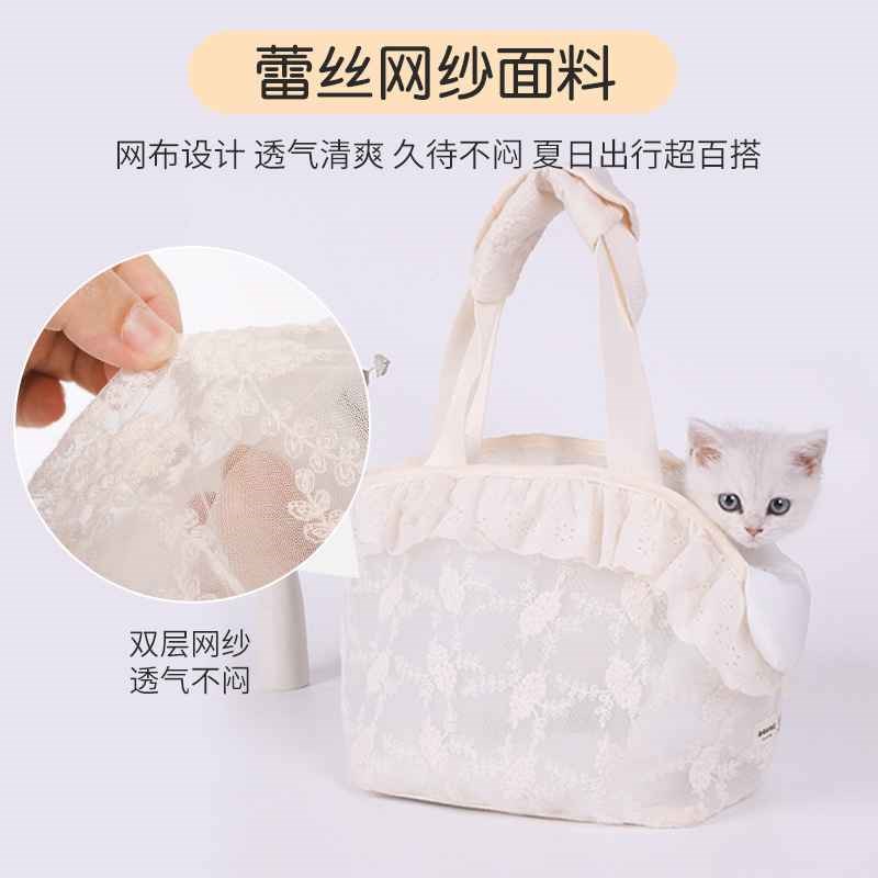 夏季狗狗外出包透气手提猫包泰迪比熊约克夏茶杯小型犬宠物包图片