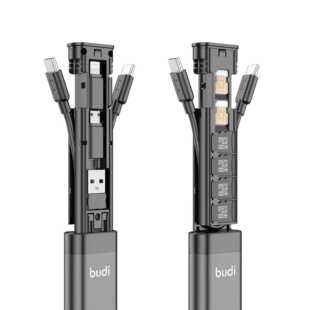 多功能三合一数据线收纳OTG转接头Type 存卡收纳棒 c外接内