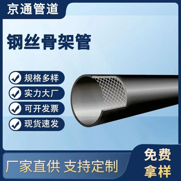 厂家PE复合管聚乙烯塑料自来水管钢骨架pe钢丝网骨架管