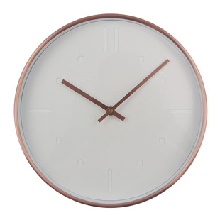 日式 时钟挂墙家用轻奢大号挂表壁钟 创意客厅钟表简约金属挂钟时尚