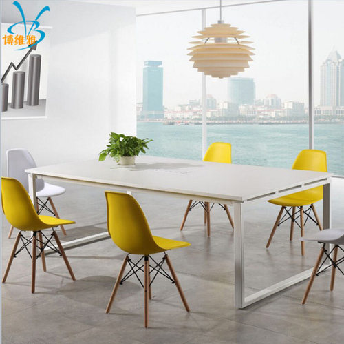 会议桌简约现代会议室洽谈接待桌椅组合小型培训桌办公家具批发