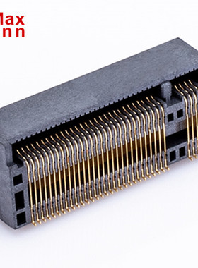 B Key 高度8.5H M.2 连接器 67P 75PIN PH=0.5 5G WIFF 模块 卡座