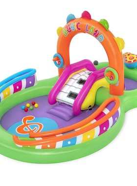 Bestway53117 音乐岛戏水乐园 儿童戏水池 游泳池