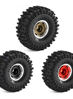 RC攀爬车1.0寸铝合金旋风轮毂+jc胎SCX24 FMS24 TRX4M-W187