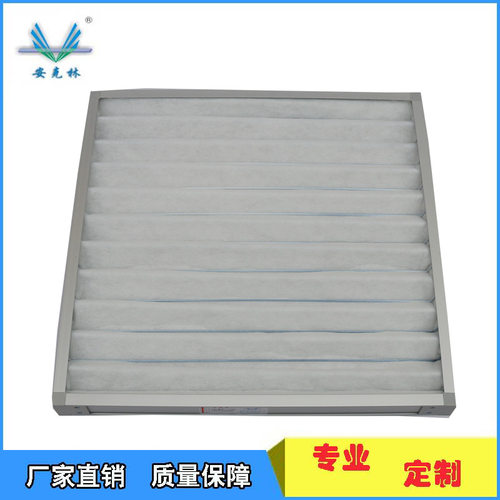 安克林初效过滤网龙骨架G4板式初效过滤器空调新风机组空气过滤器