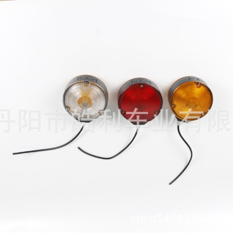 ebay长期供应 边灯汽车边灯  泡式圆形双面灯 双色 顶灯 HL-Q-006