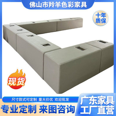 厂家供应防撞等候椅可自由组合拼接软包候审椅带卡扣锁槽批发沙发