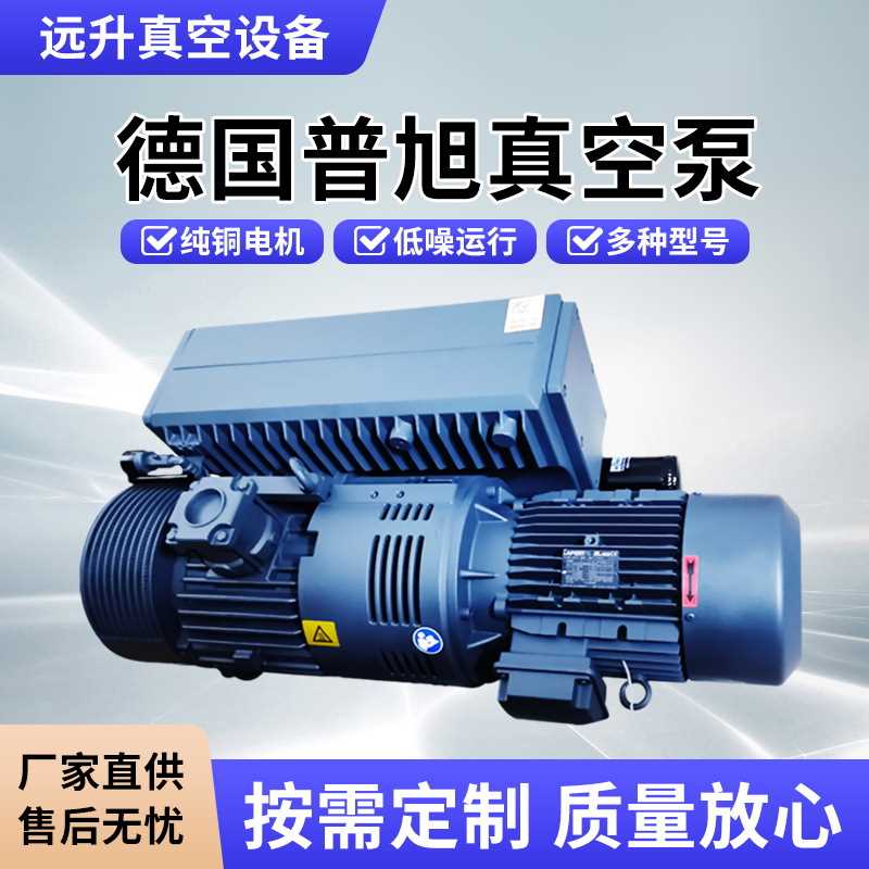 德国普旭真空泵 工业吸力抽气式自动真空泵 油润滑旋片自启真空泵