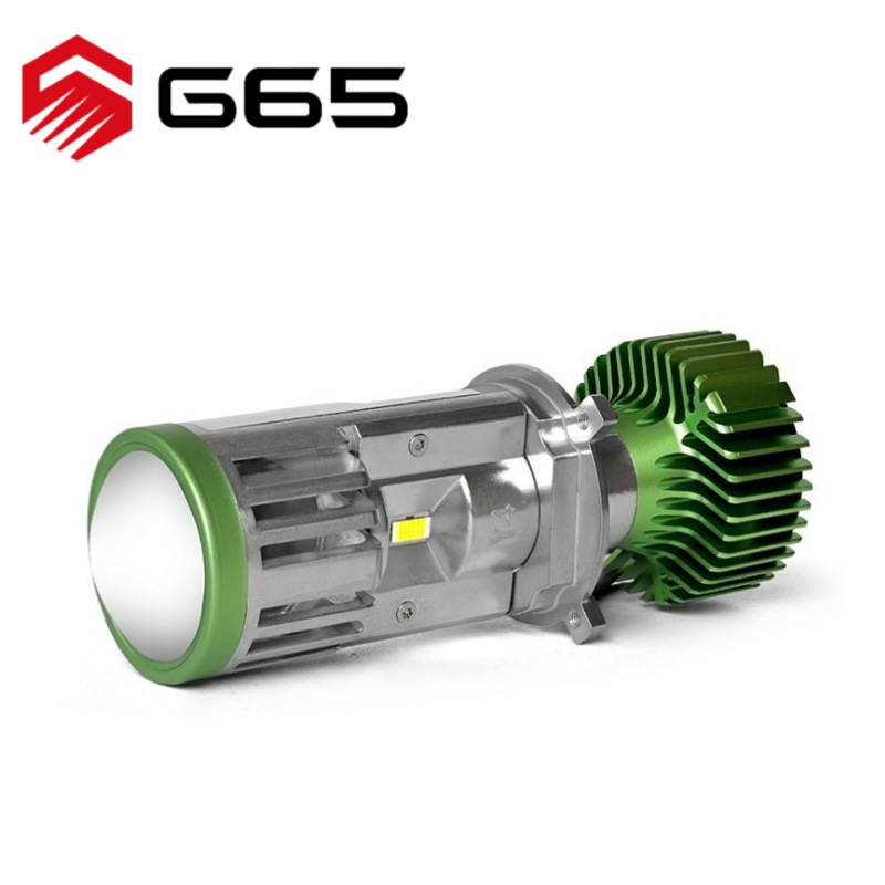 G65-Y4 汽车led大灯H4双光透镜前大灯远近一体车灯摩托车鱼眼大灯