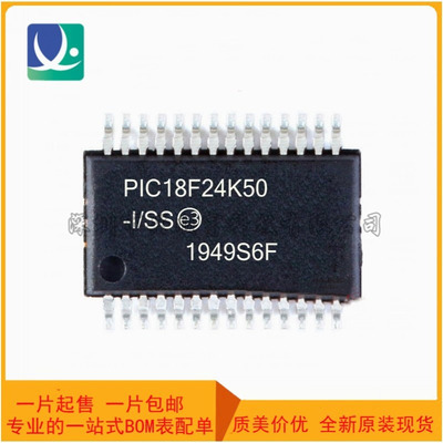 PIC18F24K50-I/SS  IC MCU 8BIT 16KB FLASH 28SSOP封装 集成电路