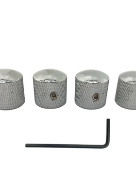 厂家直销TL电吉他 JBPB电贝司音量旋钮 带孔带扳手银黑旋鈕