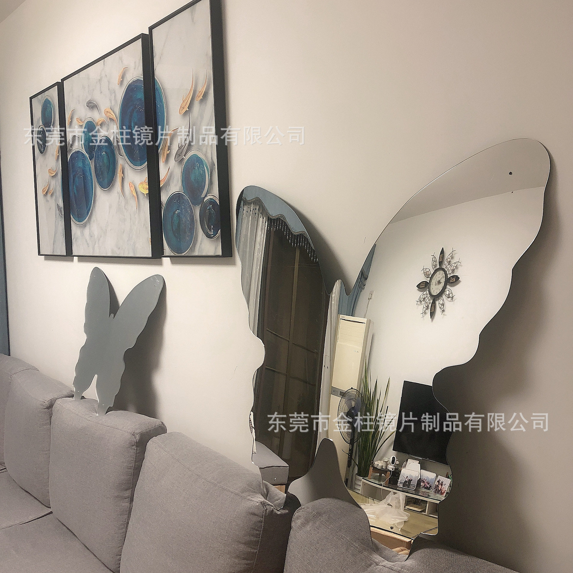 3D亚克力蝴蝶镜100cm大型电线扎带/束线带