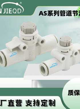 源头调速接头AS2051F-08直通型节流阀AS3001F-08管道调节阀