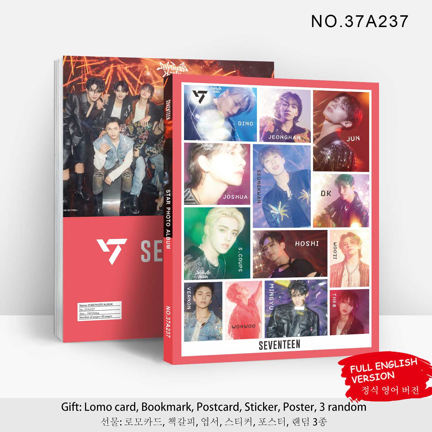 现货 SEVENTEEN新专辑SEVENTEENTH HEAVEN写真集珍藏画册明星写真