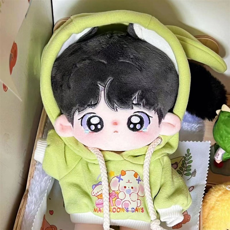 娃衣20cem棉花娃娃衣服男娃女娃玩偶公仔的服装睡衣毛绒玩具卫衣