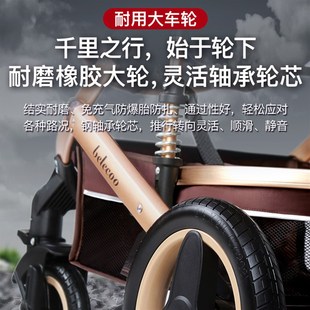 婴儿软车0至3岁推车可坐可躺折叠儿童安全座椅二合一宝.宝遛娃神