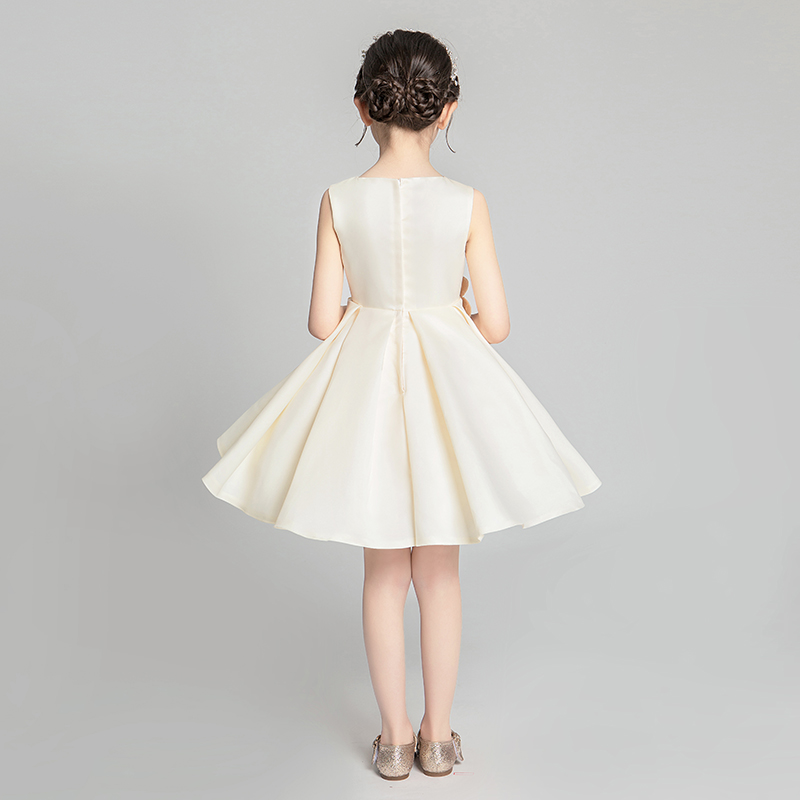 儿童礼服女童汉服中国风小女孩主持D人模特走秀钢琴古筝演奏服洋