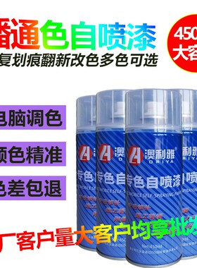 定制自喷漆c 潘通手摇喷漆紫色翻新修补漆不掉色高光金属防锈漆