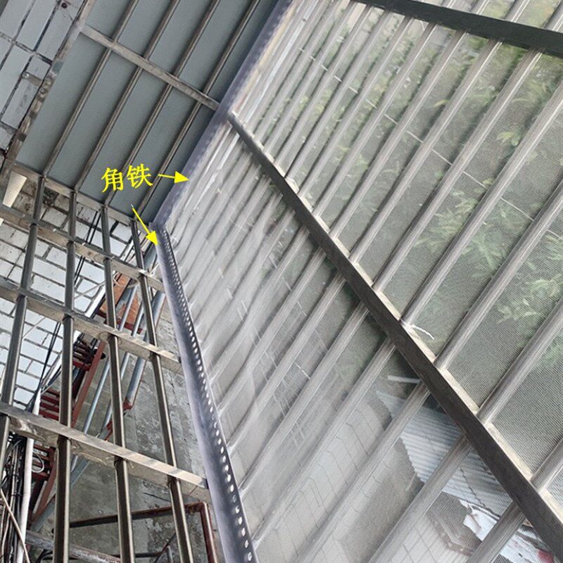 阳台防虫网防蚊防猫跳楼免打孔防尘宠物防坠防护网纱窗.封阳台养