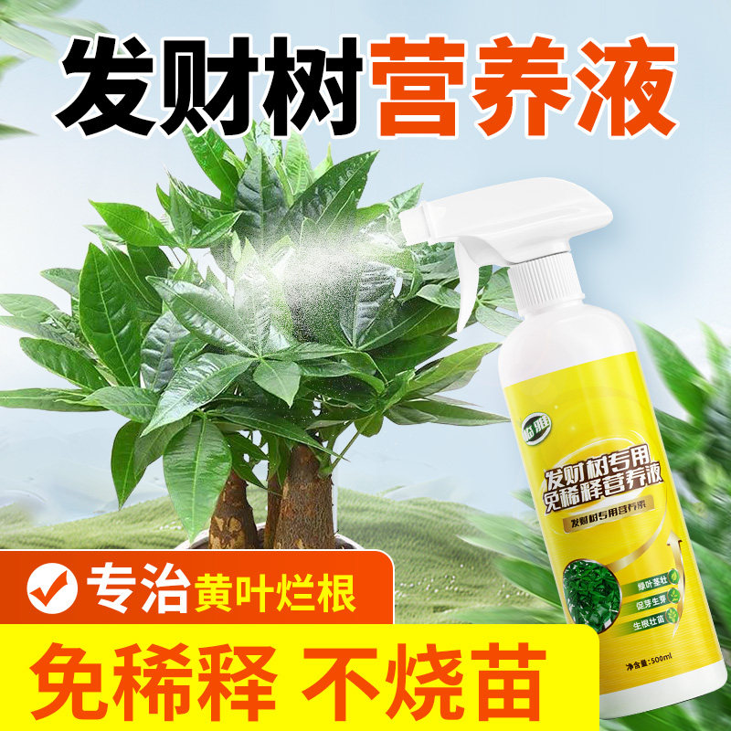 发财树专用营f养液绿植物通用型免稀释液体肥料家用盆栽养花有机