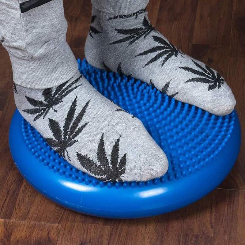 瑜伽平衡垫家用健身按摩坐垫女y脚踝感统瑜伽球脚踩核心平衡训练