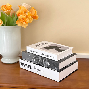 多功能磁吸可打开假书装 饰品摆件桌面收纳盒电视柜高颜值摆设模型