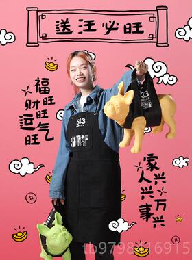 正品狗网红钥匙收道纳斗牛犬模型狗家居摆饰宠物具软装儿童房装饰