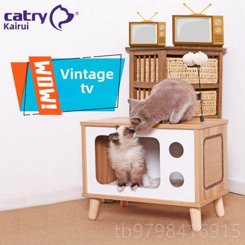 正品catry凯瑞视板机猫电创意造型猫抓猫爬窝架猫架猫别墅猫跳台