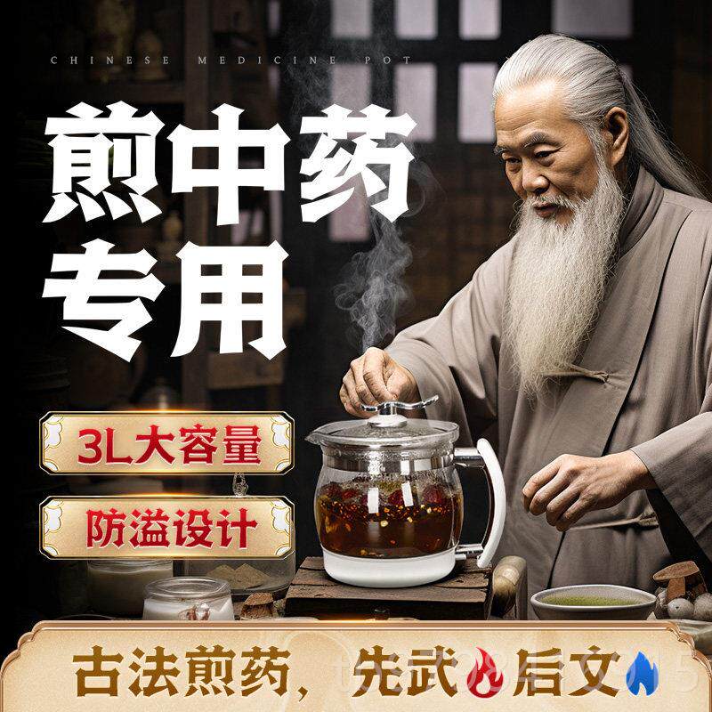 正品20号2新款大中电煎壶3升4升大容5量3L煎药壶全自动煎中药药罐