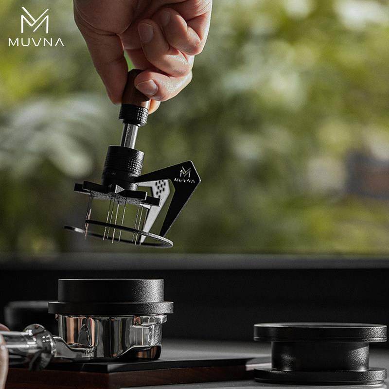 MUVNA慕威纳 意式咖啡布粉针螳螂可调节针式布粉器均匀搅拌散粉针