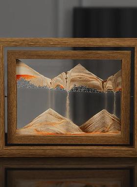 创意流沙画摆件客厅电视柜玄关酒柜装饰摆件生日解压桌面家居饰品