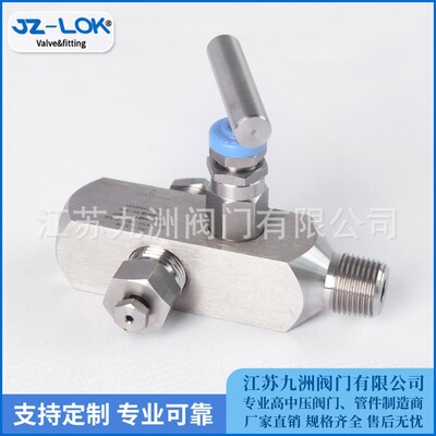 多口位计量阀不锈钢一进三出带标定口阀组316L6000PSI压力表阀组
