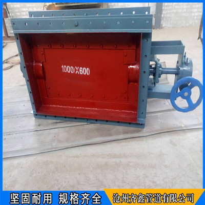 500*900单轴方风门 电动方风门 D-LD2000-42011 齐鑫挡板门