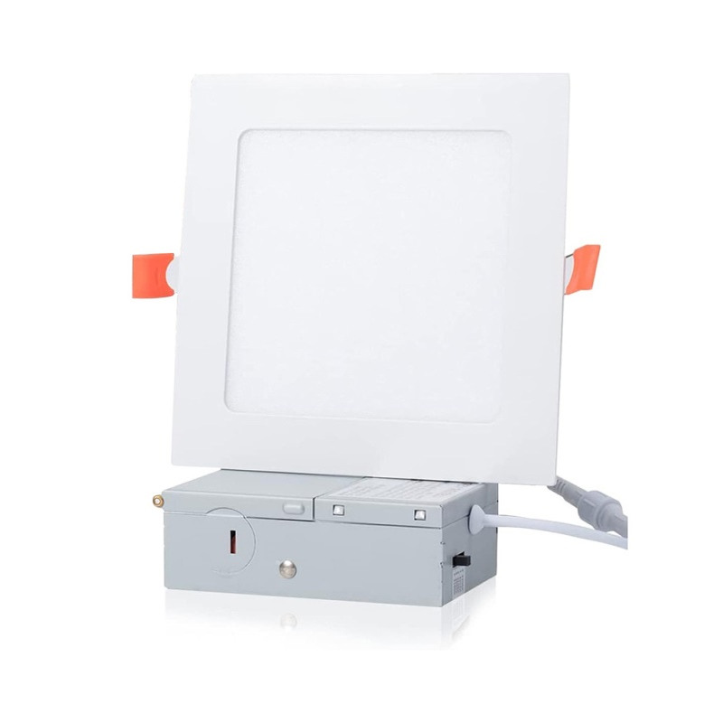 led筒灯方形面板灯客厅嵌入式12w10cm开孔9W格栅吊顶天花灯孔灯