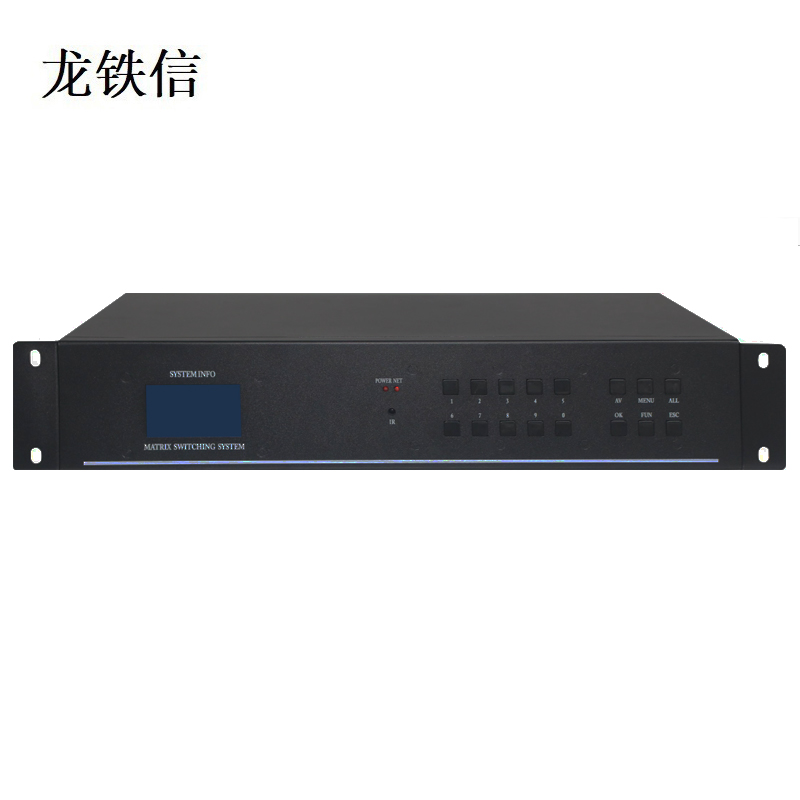 龙铁信 8进24出高清网络解码器 高清矩阵 L824