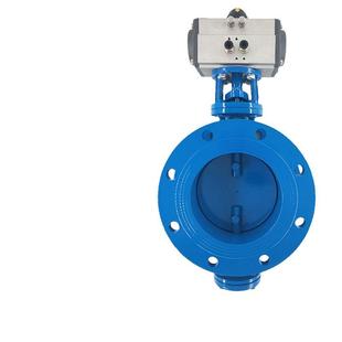 软密封气动蝶阀 法兰铸钢蝶阀 厂家直供 气动通风蝶阀D671W