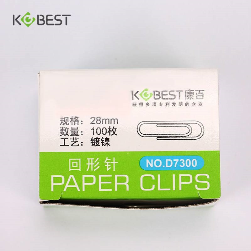 康百家用镀镍回形针办公曲别针创意简约书签别针大号装饰通用便携图片