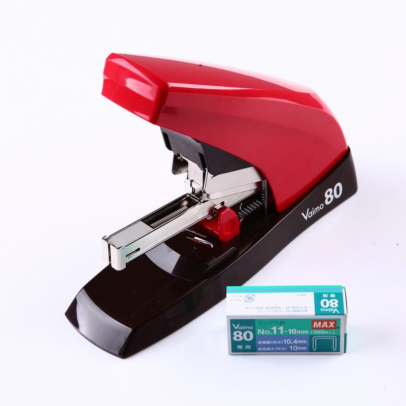 MAX美克司日本进口订书机大型重型省力型平脚可订80页HD-11UFL