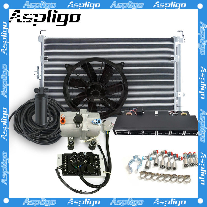 车用空调套装12v24v电动空调系统卡车汽车 beu-848-100冷凝器套件