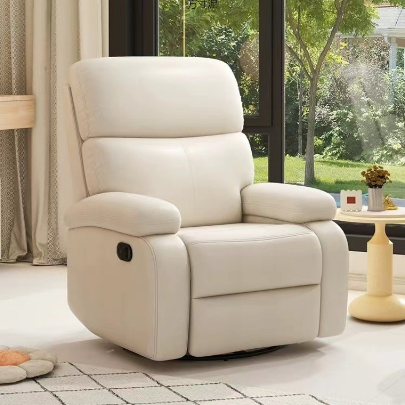 头等太空沙发舱单人客厅美甲懒人电动按摩多功能老人旋转躺椅摇椅