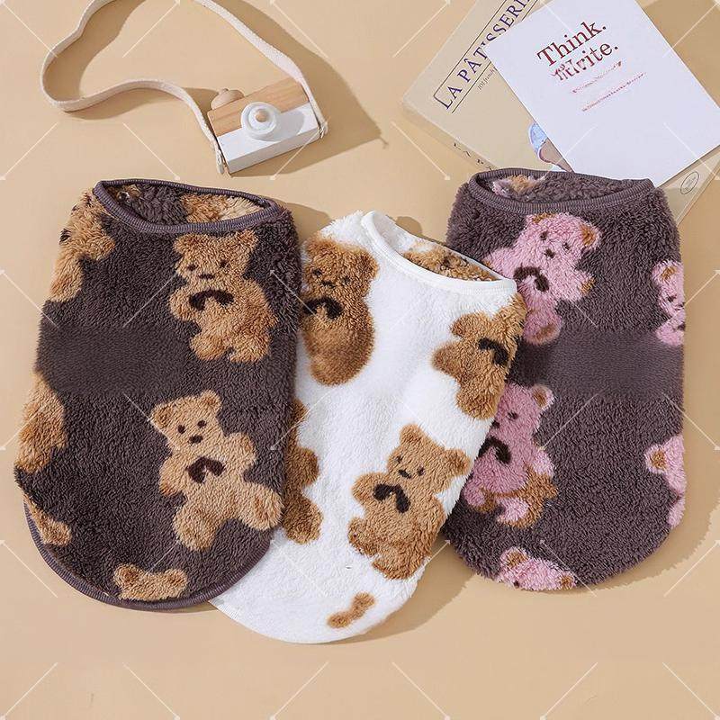 狗狗衣服秋冬加绒加厚保暖大中小型犬新款猫咪无袖宠物背心室内外