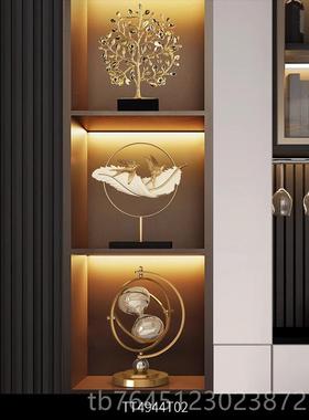 高档福燕招新财件厅轻摆奢高档客玄关电视柜酒柜装饰办公室乔迁居