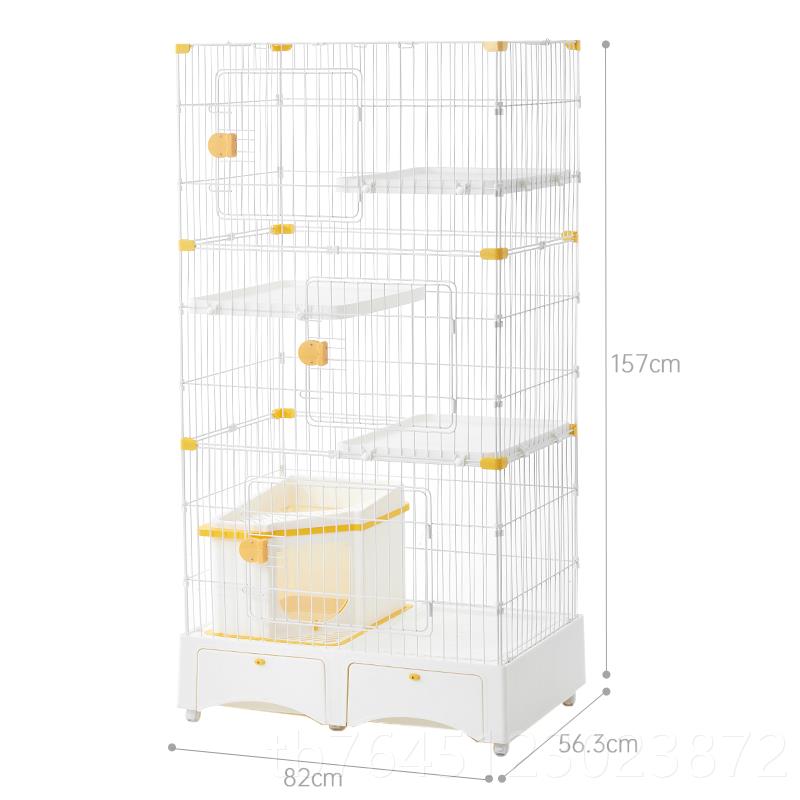 高档HAKE咔幼猫宠猫笼封闭式砂盆一体物笼子室内猫窝大猫黑空间猫