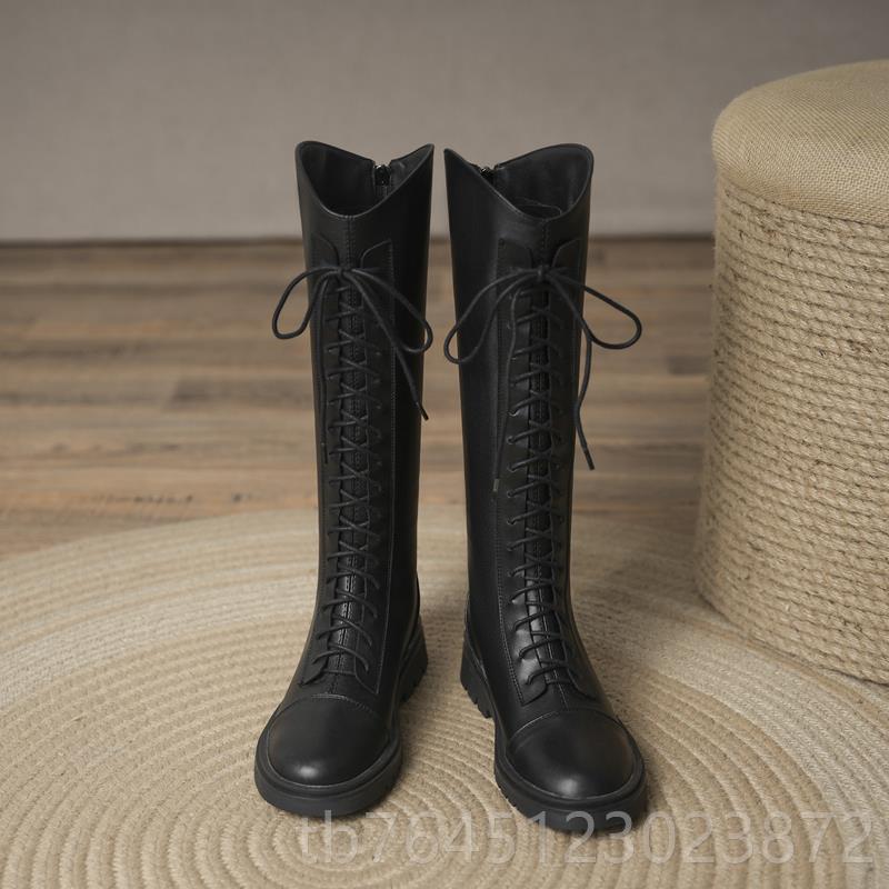 高档棉女童长靴子秋冬童加绒靴公主走秀皮靴女大长靴儿童筒高筒马